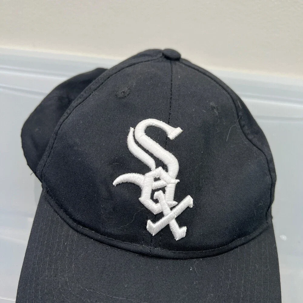 OC Sports Chicago White‎ Sox Hat Boys Black Baseball Cap MLB Sports Youth